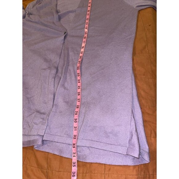 J.Jill Lavender Long Sleeve One Button Wool Blend Cardigan Sweater Women's Size - Picture 7 of 8